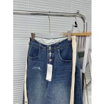 MM6 Magilla Side Ribbon Letter Jeans