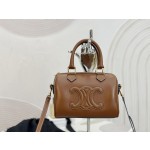 Celine Small Boston Canvas Leather Model: 113773