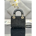 Dior Lady Mini Embroidery Colorful Bead Diamond Model: S0856