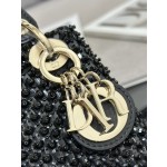 Dior Lady Mini Embroidery Colorful Bead Diamond Model: S0856