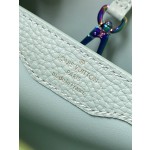 𝐋𝐎𝐔𝐈𝐒𝐕𝐔𝐈𝐓𝐓𝐎𝐍 M22055 Light green colorful gold buckle This Capuchines handbag