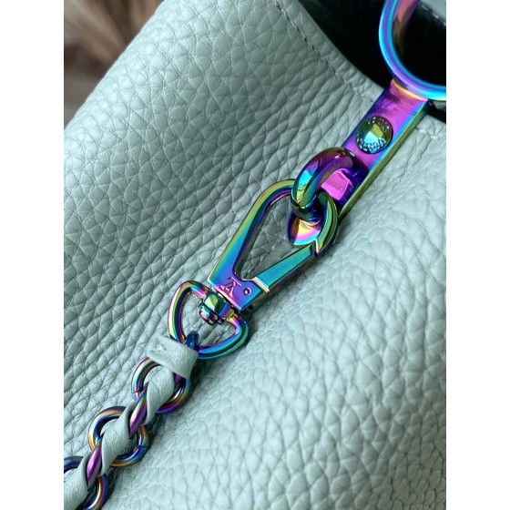 𝐋𝐎𝐔𝐈𝐒𝐕𝐔𝐈𝐓𝐓𝐎𝐍 M22054 Light green colorful gold buckle small Capsines BB handbag