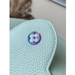 𝐋𝐎𝐔𝐈𝐒𝐕𝐔𝐈𝐓𝐓𝐎𝐍 M22054 Light green colorful gold buckle small Capsines BB handbag