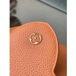 𝐋𝐎𝐔𝐈𝐒𝐕𝐔𝐈𝐓𝐓𝐎𝐍 M22606 Orange Colorful Gold buckle Medium size This Capuchines handbag
