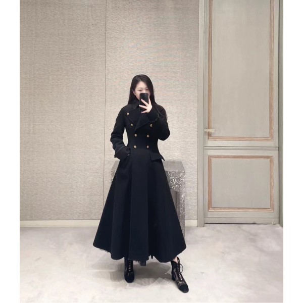 CD Autumn/Winter Cashmere Coat (Please consult customer service to confirm the size before placing a custom order)