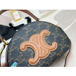 CELINE Old Flower New Half Moon Bag Model: 10K642