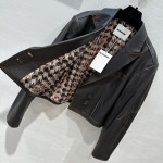 JIL SANDER Vintage Small Suit Leather Coat