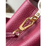 𝐋𝐎𝐔𝐈𝐒𝐕𝐔𝐈𝐓𝐓𝐎𝐍 N82068/M48865 Grape Purple Snake Shoulder This Capuchines mini size handbag