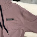 Brunelli Cucinelli Women's Hooded Cardigan Pants Set