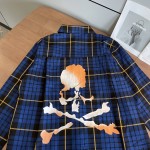 Mastermind JAPAN New Autumn/Winter Checkered Shirt Coat Skull Logo Print