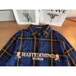 Mastermind JAPAN New Autumn/Winter Checkered Shirt Coat Skull Logo Print