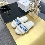 Dior Autumn/Winter New Wool Slippers
