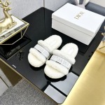 Dior Autumn/Winter New Wool Slippers