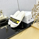 Dior Autumn/Winter New Wool Slippers