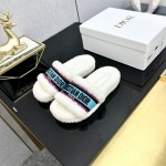 Dior Autumn/Winter New Wool Slippers