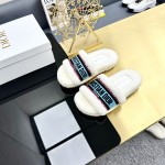 Dior Autumn/Winter New Wool Slippers