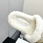 Dior Autumn/Winter New Wool Slippers