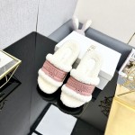 Dior Autumn/Winter New Wool Slippers