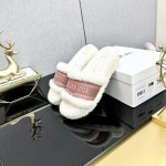 Dior Autumn/Winter New Wool Slippers