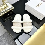 Dior Autumn/Winter New Wool Slippers
