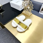 Dior Autumn/Winter New Wool Slippers