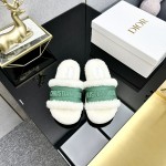 Dior Autumn/Winter New Wool Slippers