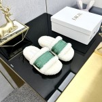 Dior Autumn/Winter New Wool Slippers
