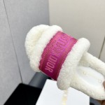 Dior Autumn/Winter New Wool Slippers