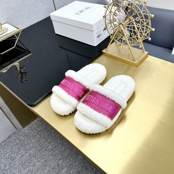 Dior Autumn/Winter New Wool Slippers