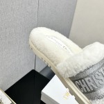 Dior Autumn/Winter New Wool Slippers