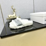 Dior Autumn/Winter New Wool Slippers