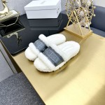 Dior Autumn/Winter New Wool Slippers