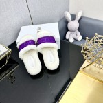 Dior Autumn/Winter New Wool Slippers