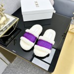 Dior Autumn/Winter New Wool Slippers