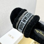 Dior Autumn/Winter New Wool Slippers