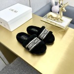 Dior Autumn/Winter New Wool Slippers