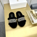 Dior Autumn/Winter New Wool Slippers