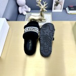 Dior Autumn/Winter New Wool Slippers