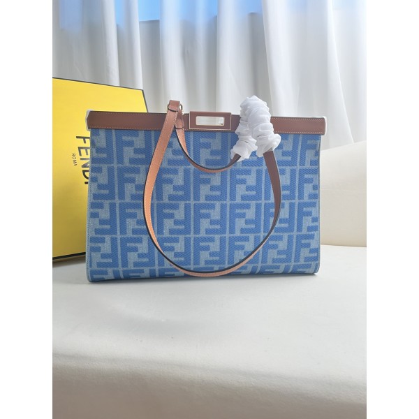 FENDI Peekaboo X-Tote handbag embroidered Tote model number: 1819