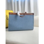 FENDI Peekaboo X-Tote handbag embroidered Tote model number: 1819