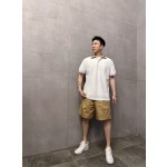 Burberry's New Logo Personality Pattern Collar Cotton Polo Shirt