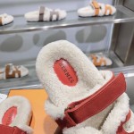 Hermes full leather wool style flat bottomed wool mop