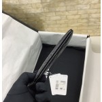 CHANEL imported ball patterned cowhide and sheepskin zippered change bag 82365