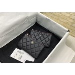 CHANEL imported ball patterned cowhide and sheepskin zippered change bag 82365