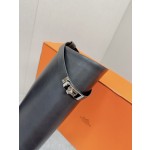 Hermes series cowhide knight boots