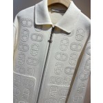 Hermes cashmere coat in black, white, and coffee (consult customer service to confirm the size before placing a custom order)