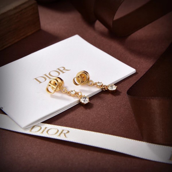 Dior stud earrings