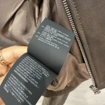 The M temperament short casual jacket leather jacket