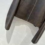 The M temperament short casual jacket leather jacket