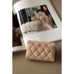 𝐂𝐇𝐀𝐍𝐄𝐋 Cf Classic Small Ball Pattern Zero Wallet Small Card Bag Back Small Insert Pocket Style